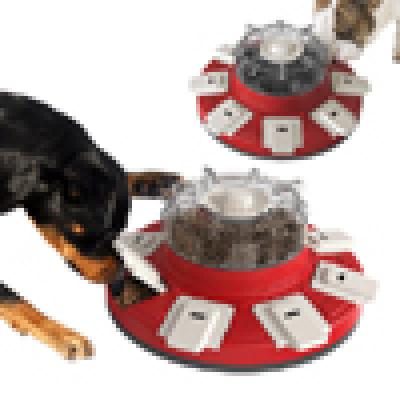 Smart dog bowl rotary spill dog toy 