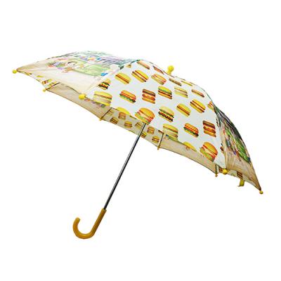 Printing kids umbrella hamburger design