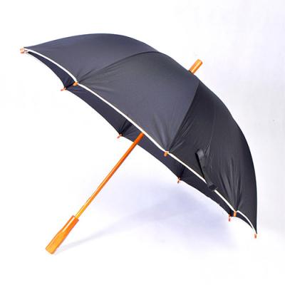 manual straight wooden umbrella